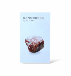 Kartička obrázek - JASPIS BREKCIE