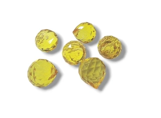 Koule Feng Shui 2 cm žlutá