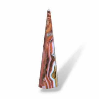 Achát barevný špice - Madagaskar vel. 18 x 3,5cm , č.2