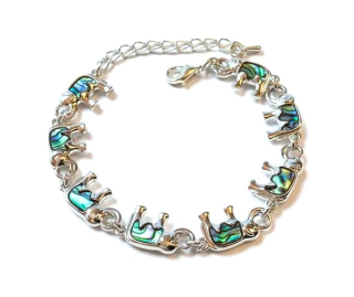 Náramek s perletí Paua slon