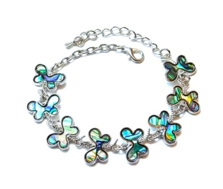 Náramek s perletí Paua motýl