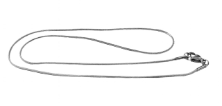 Řetízek hladký chirurgická ocel, délka 70 cm