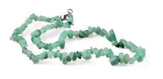 Avanturín náhrdelník sekaný krátký