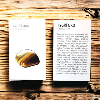 Kartička - TYGŘÍ OKO