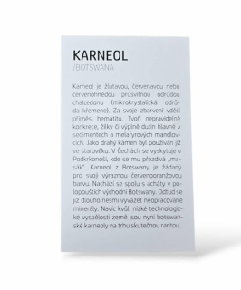 Kartička - KARNEOL