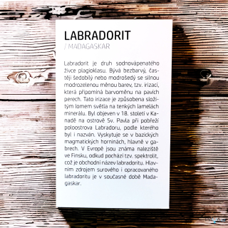 Kartička - LABRADORIT