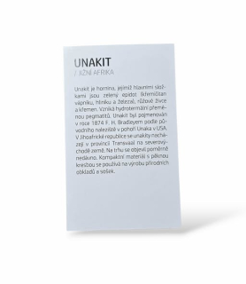 Kartička - UNAKIT