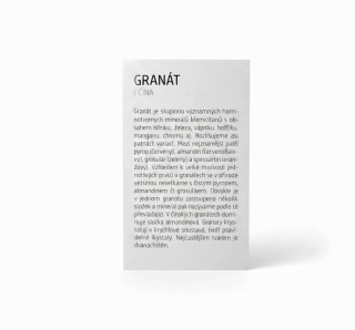 Kartička - GRANÁT