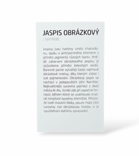 Kartička - JASPIS OBRÁZKOVÝ