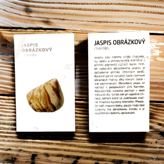 Kartička - JASPIS OBRÁZKOVÝ