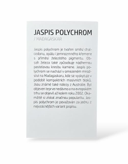 Kartička - JASPIS POLYCHROM
