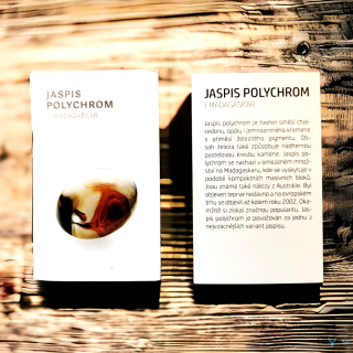 Kartička - JASPIS POLYCHROM