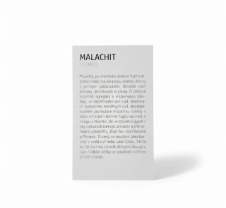 Kartička - MALACHIT