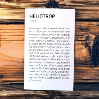 Kartička - HELIOTROP