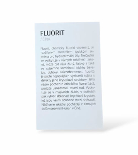 Kartička - FLUORIT