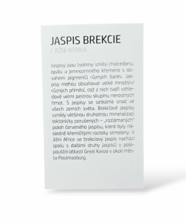 Kartička - JASPIS BREKCIE