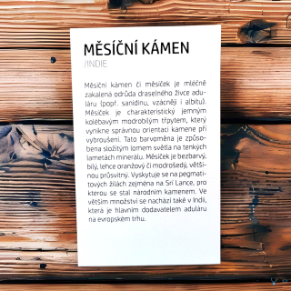 Kartička - MĚSÍČNÍ KÁMEN