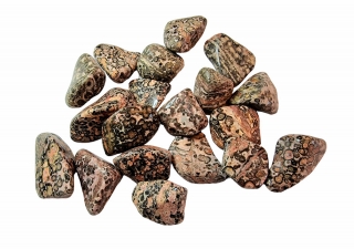 Jaspis leopardí tromlovaný