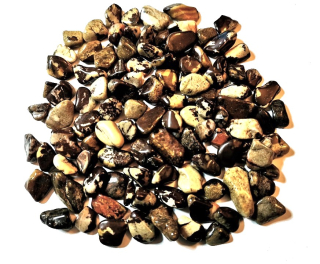 Jaspis zebra směs 100g , vel. 0,8 -1,2cm