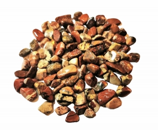 Jaspis brekcie světlá směs 100 g, vel. 0,8 -1,2 cm