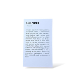Kartička - AMAZONIT
