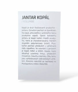 Kartička - JANTAR KOPÁL