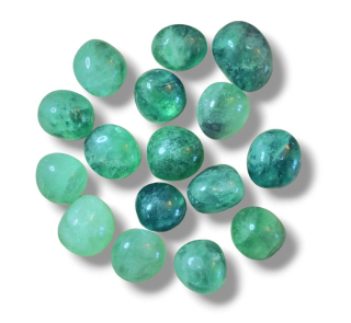 Fluorit zelený tromlovaný 