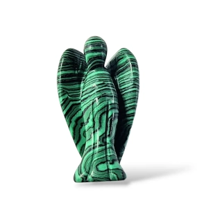Anděl malachit (syntetický), vel.3,5cm