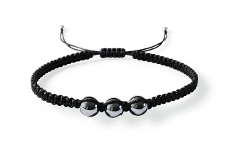 Hematit  Shamballa náramek 
