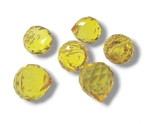 Koule Feng Shui 3 cm žlutá