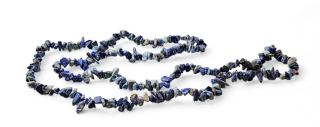Lapis lazuli náhrdelník sekaný dlouhý 